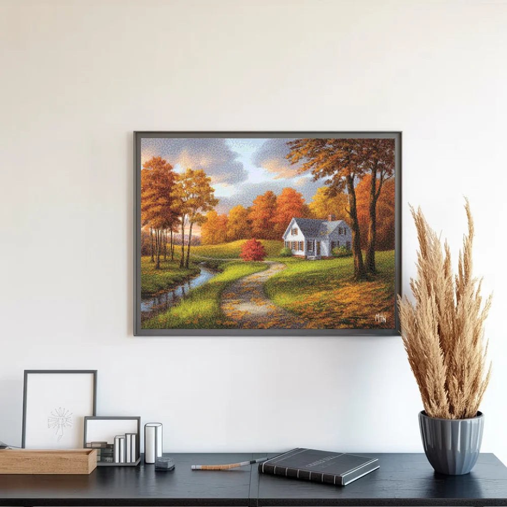 Diamond Painting - Herfstretraite