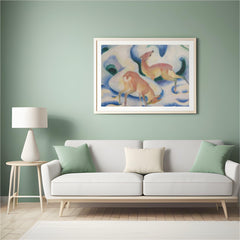 Diamond Painting - Herten in de sneeuw