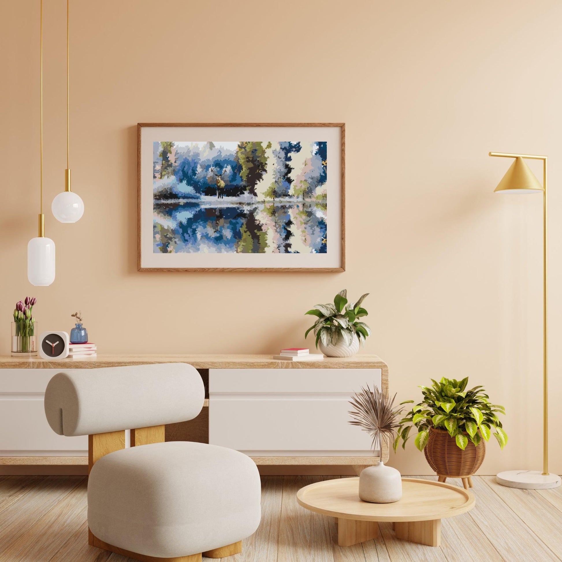 Diamond Painting - Herten in het bos - SEOS®