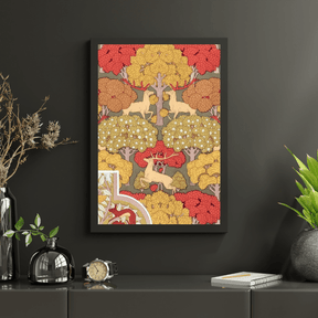 Diamond Painting - Herten in het bos canvas schilderij