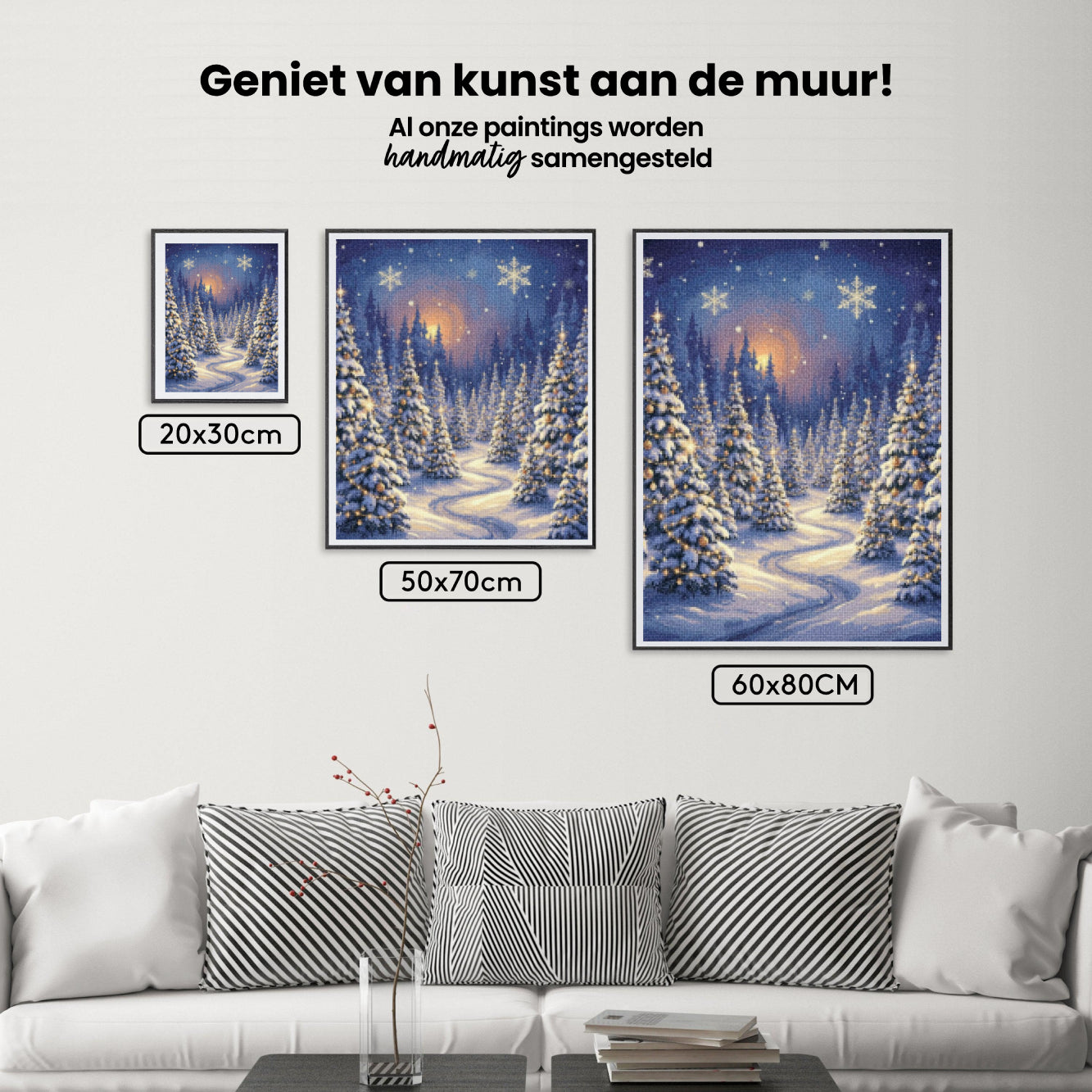 Diamond Painting - Het betoverde kerstbomenbos