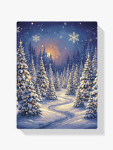 Diamond Painting - Het betoverde kerstbomenbos