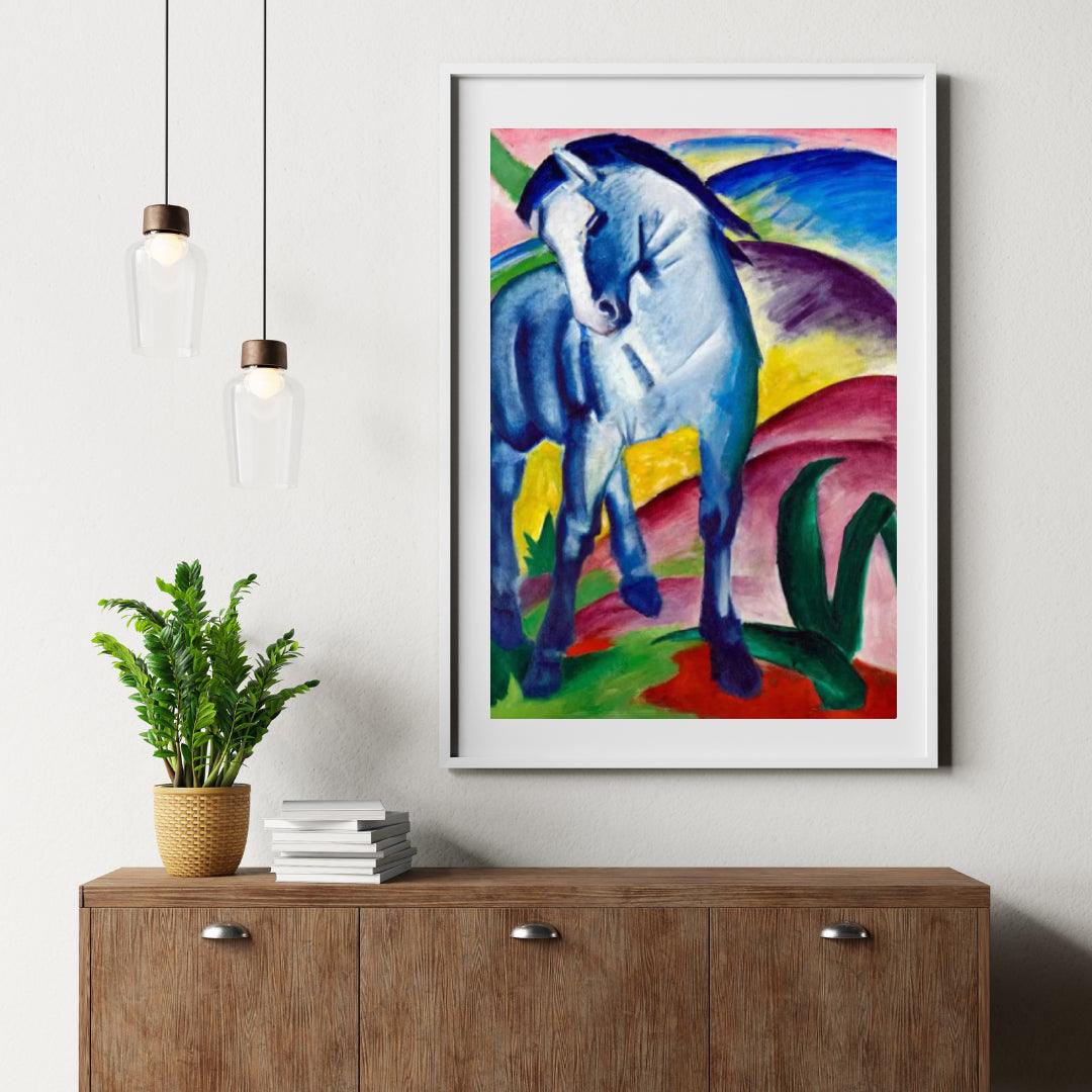 Diamond Painting - Het blauwe paard I Schilderij van Franz Marc