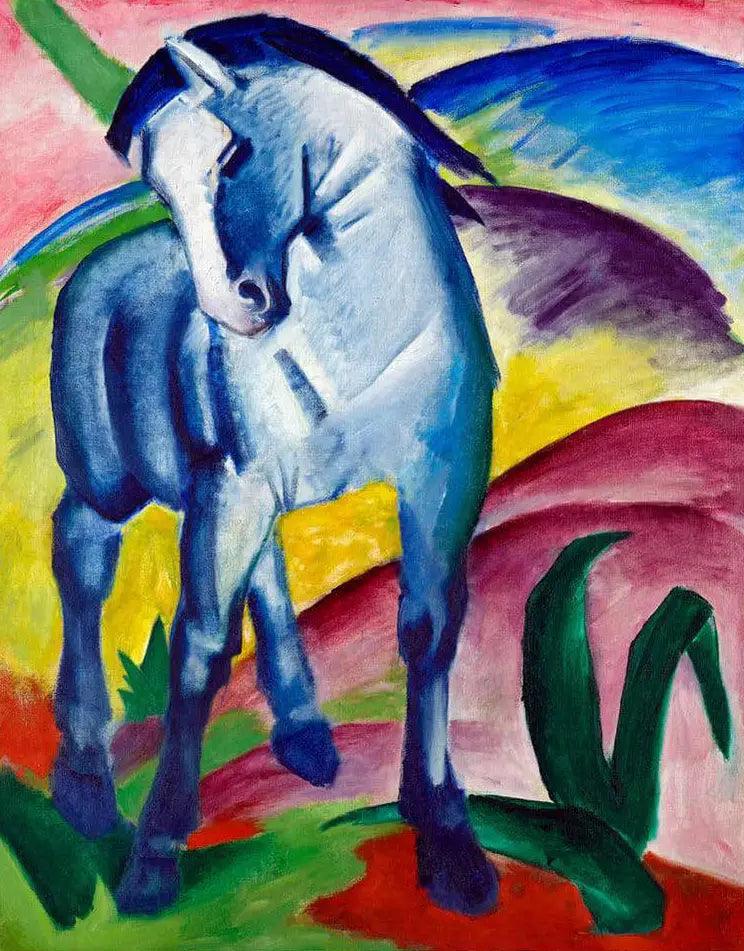 Diamond Painting - Het blauwe paard I Schilderij van Franz Marc