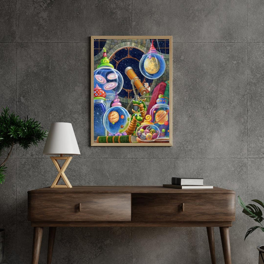 Diamond Painting - Het heelal in een pot