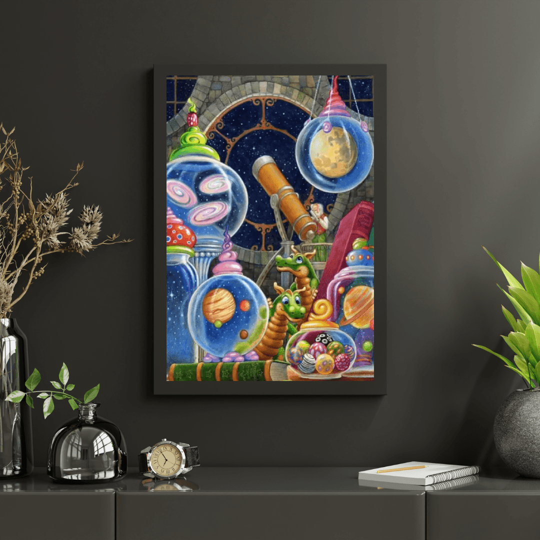 Diamond Painting - Het heelal in een pot
