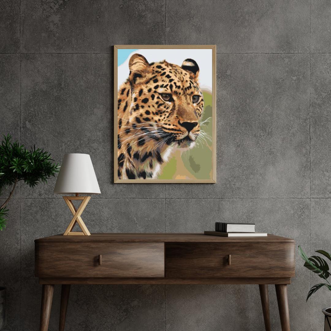 Diamond Painting - Het jachtzicht van een luipaard - SEOS®