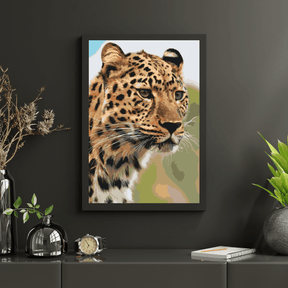 Diamond Painting - Het jachtzicht van een luipaard - SEOS®