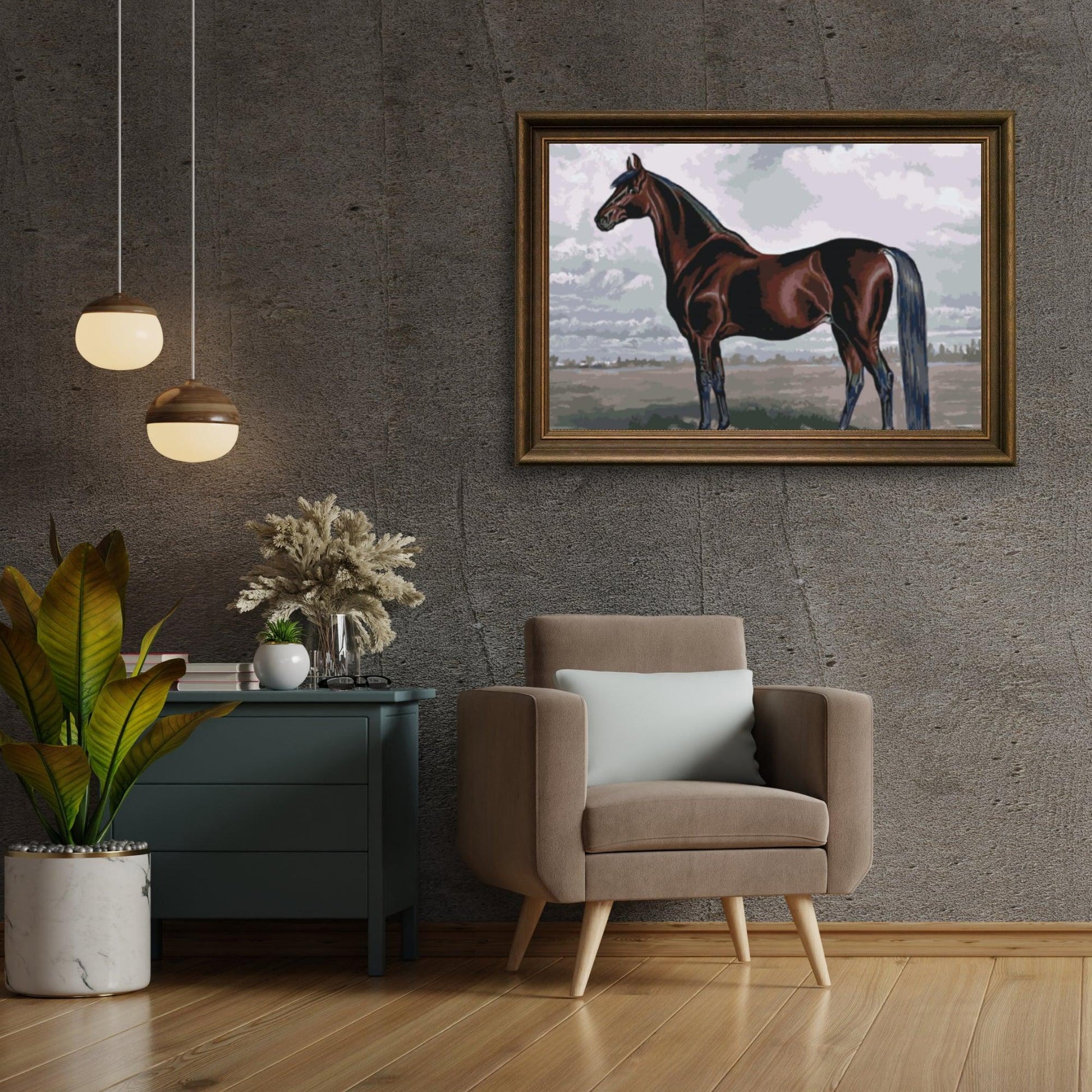 Diamond Painting - Het majestueuze paard - SEOS®