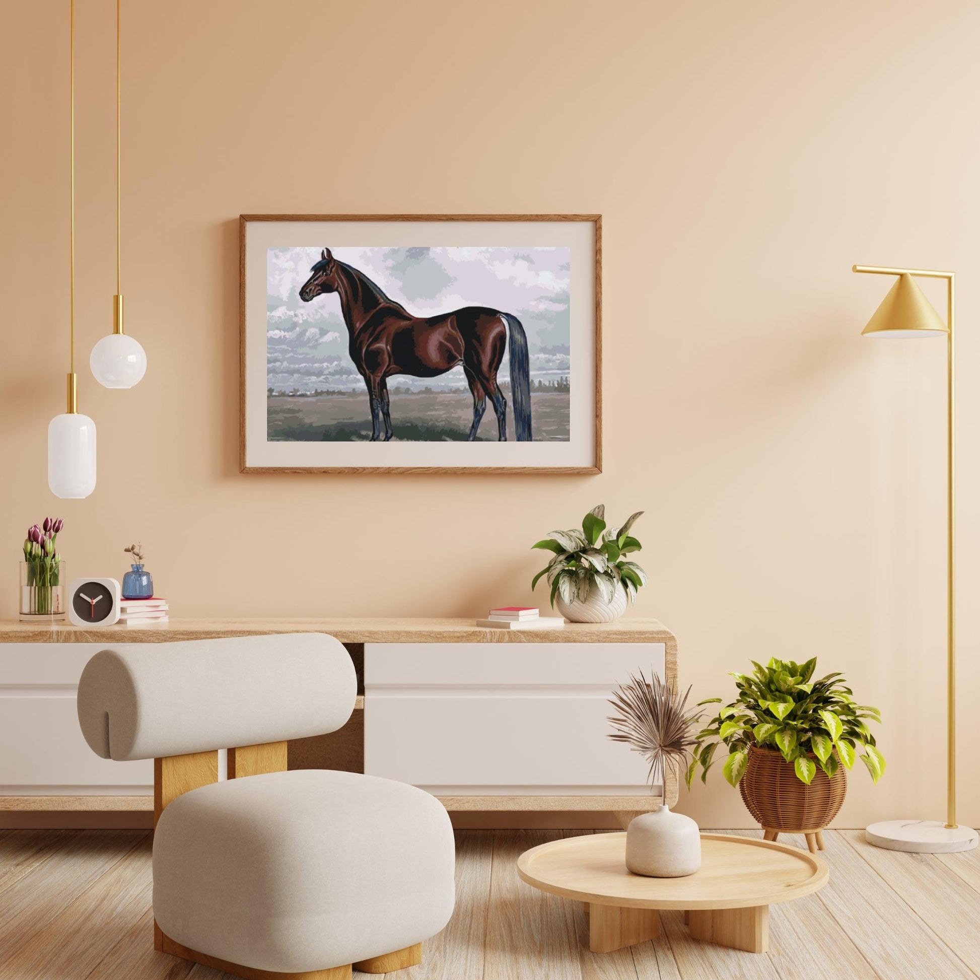 Diamond Painting - Het majestueuze paard - SEOS®