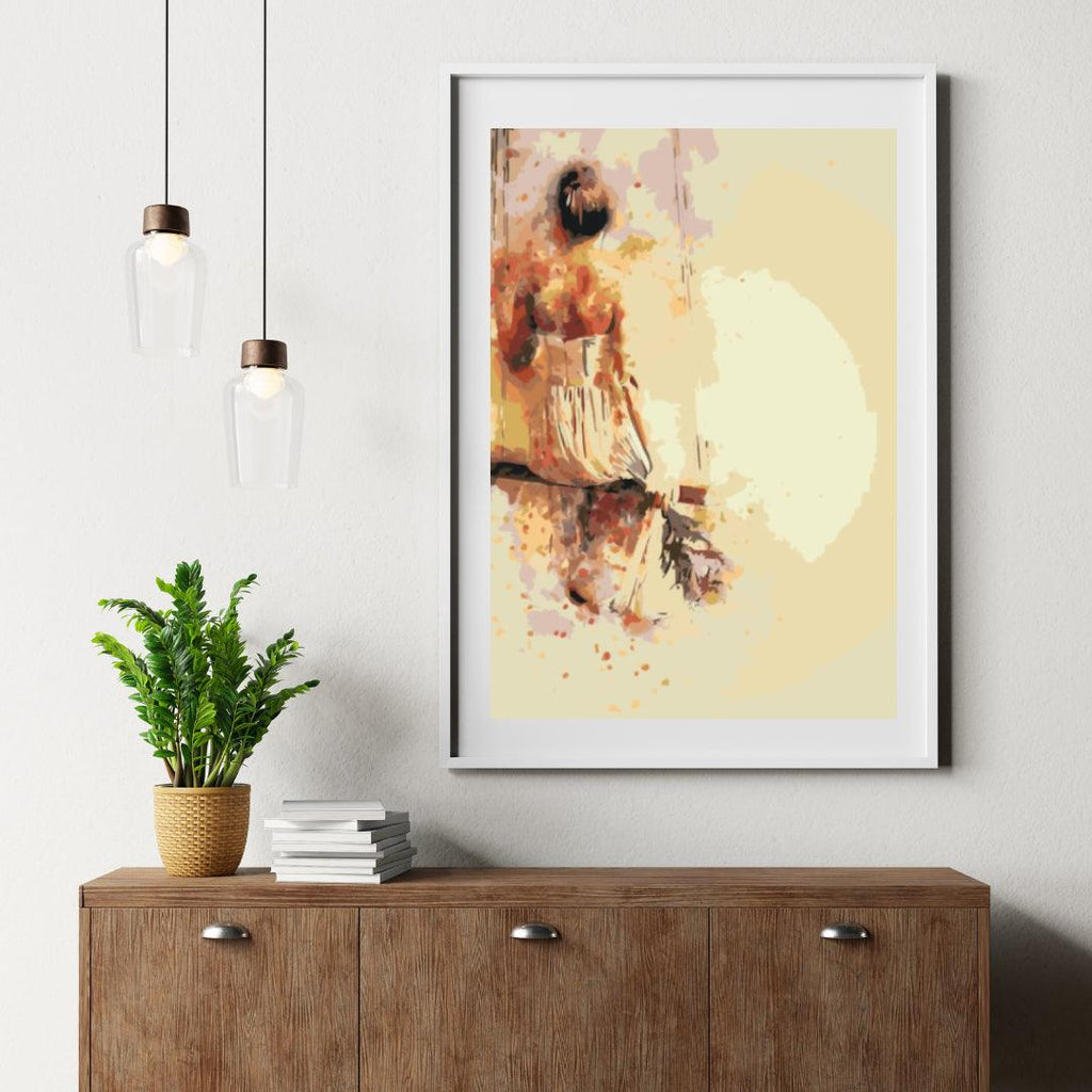 Diamond Painting - Het meisje op de schommel - SEOS Shop ®