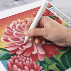 Mini Diamond Painting - Hittegolf bloei