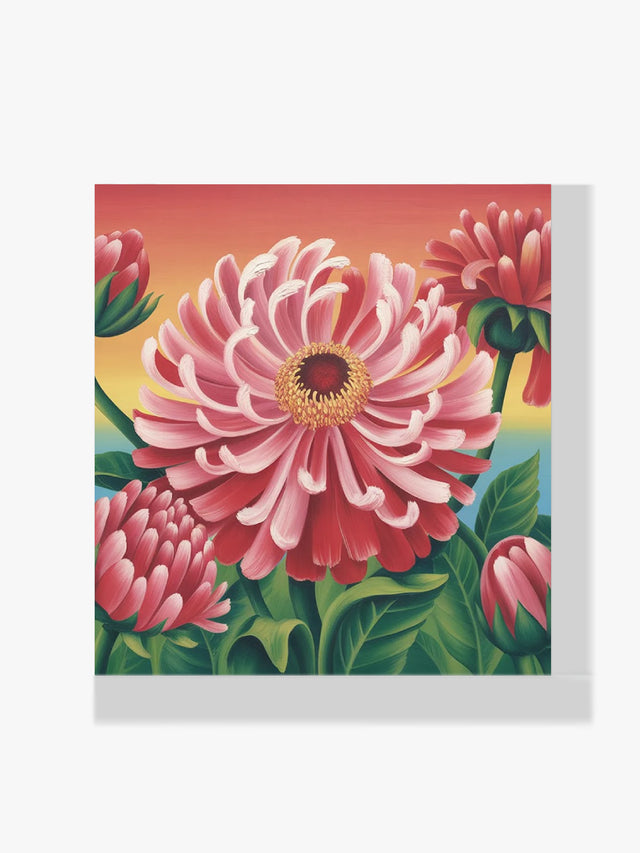 Mini Diamond Painting - Hittegolf bloei