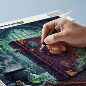 Diamond Painting - Hocus Pocus Spreukenboek