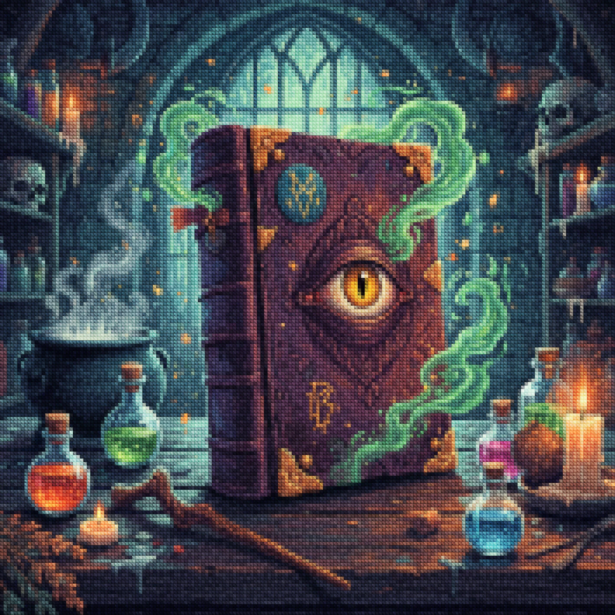 Diamond Painting - Hocus Pocus Spreukenboek