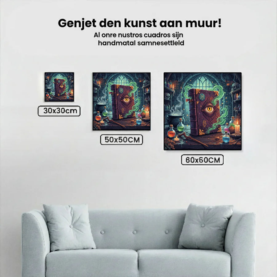 Diamond Painting - Hocus Pocus Spreukenboek
