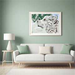 Diamond Painting - Hond in de sneeuw - SEOS®