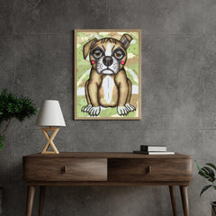 Diamond Painting - Hond met roze wangen - SEOS®