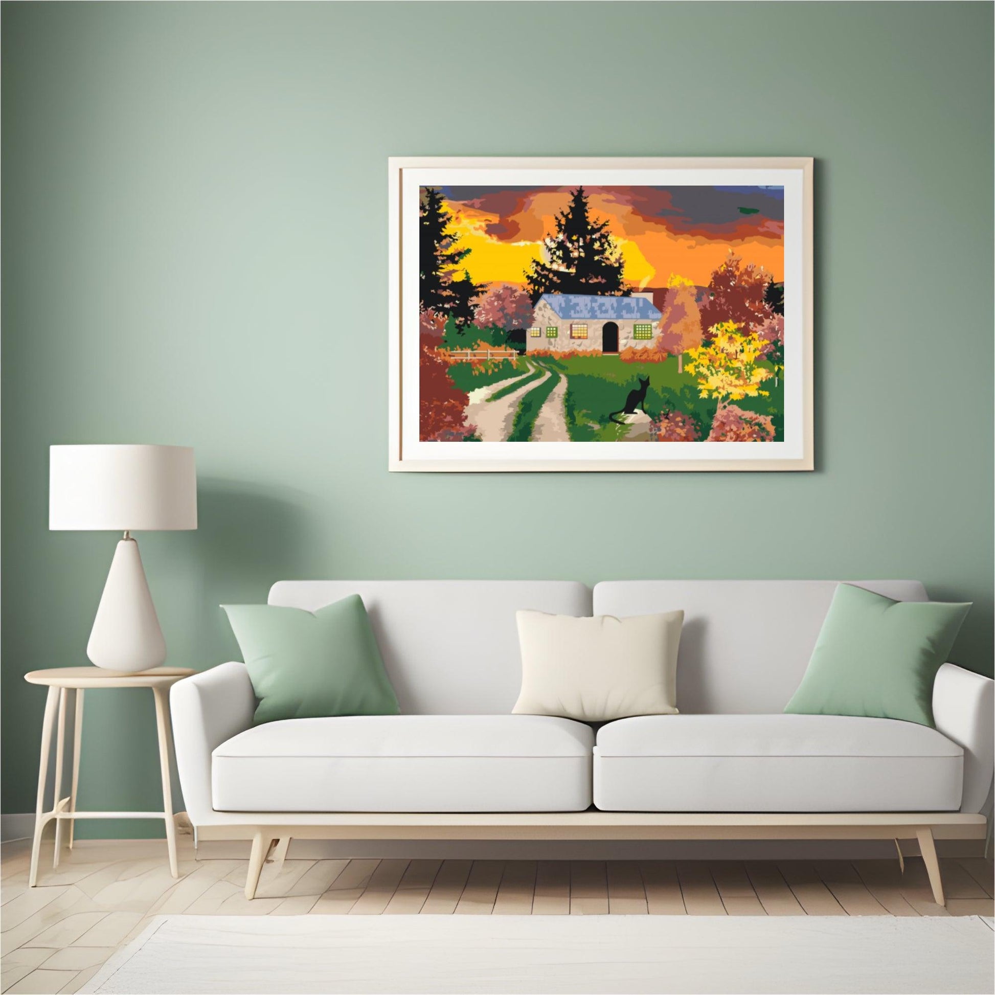Diamond Painting - Huis in de natuur - SEOS Shop ®