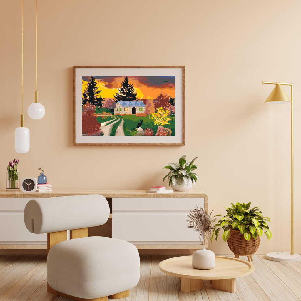 Diamond Painting - Huis in de natuur - SEOS Shop ®