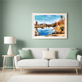 Diamond Painting - Huisje aan het meer - SEOS Shop ®