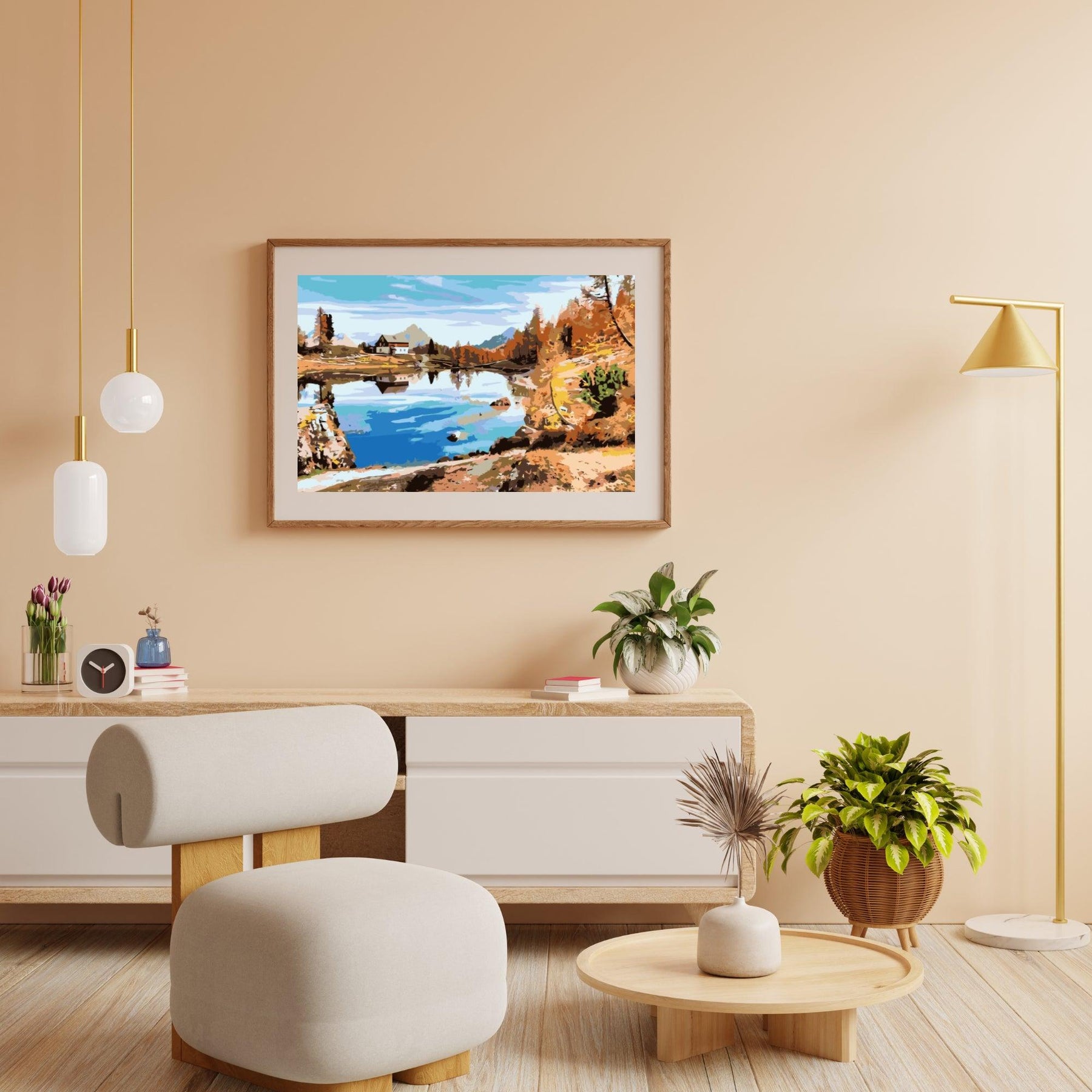 Diamond Painting - Huisje aan het meer - SEOS Shop ®