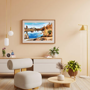 Diamond Painting - Huisje aan het meer - SEOS Shop ®
