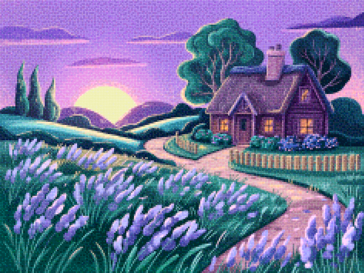 Diamond Painting - Huisje van stille dromen