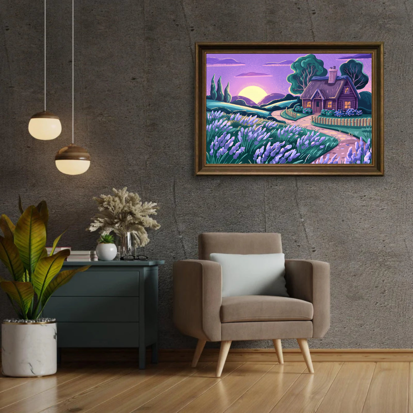 Diamond Painting - Huisje van stille dromen