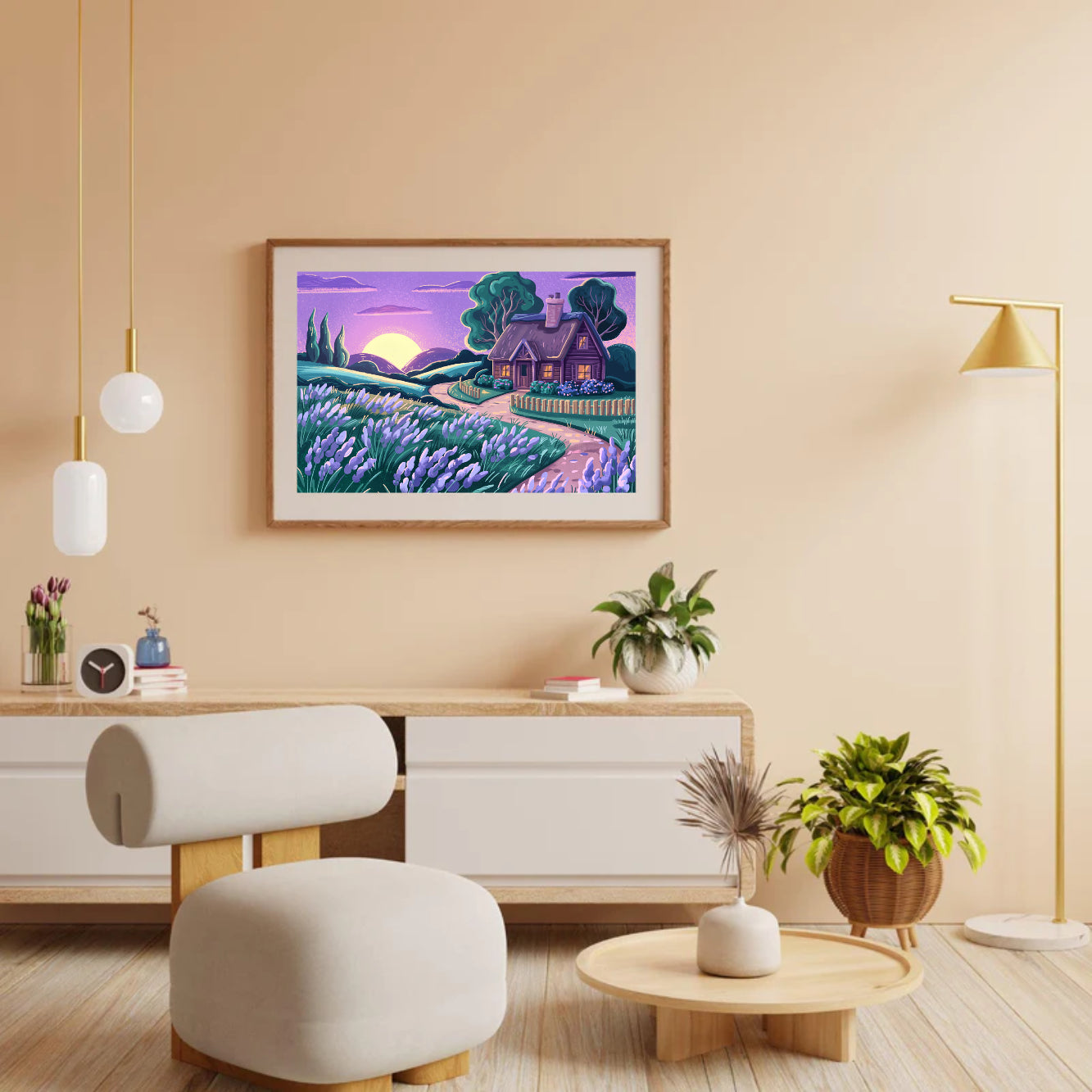 Diamond Painting - Huisje van stille dromen