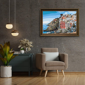 Diamond Painting - Huizen aan de kust - SEOS Shop ®