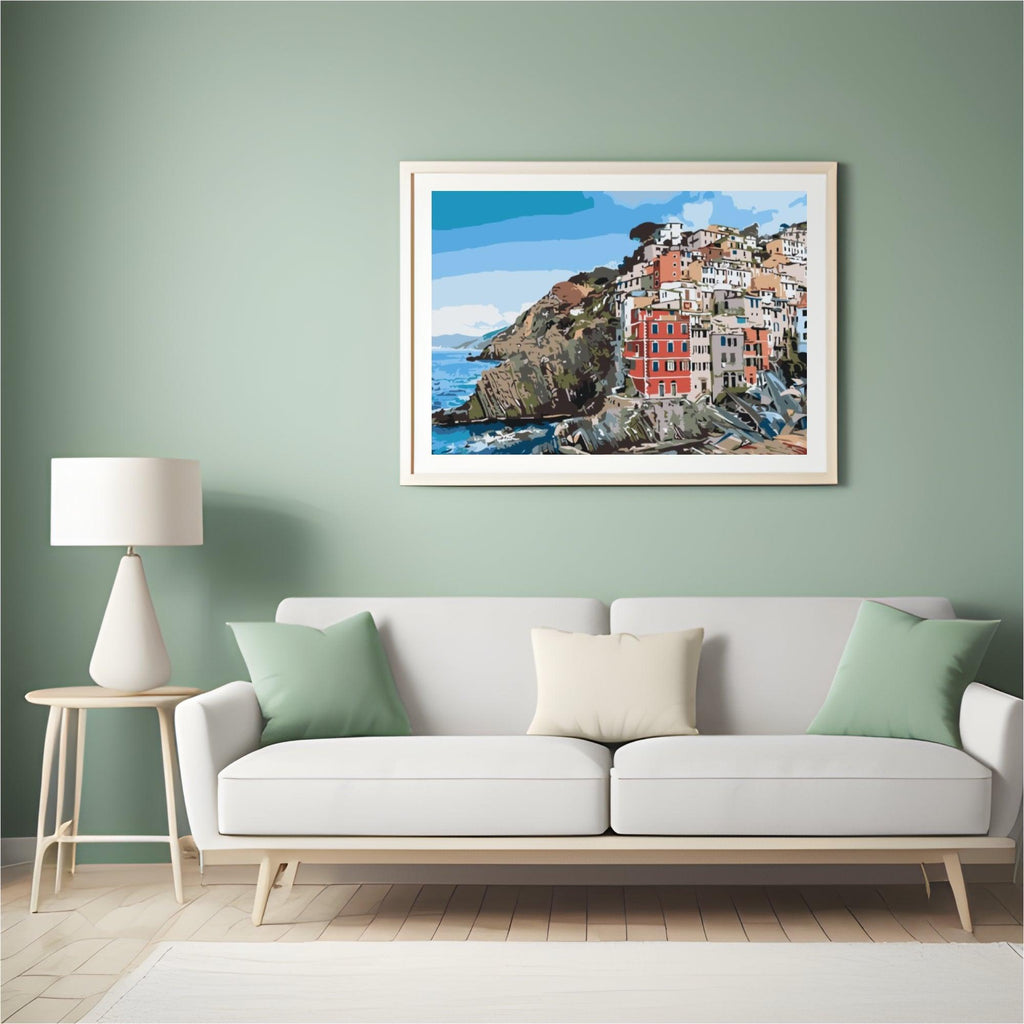 Diamond Painting - Huizen aan de kust - SEOS Shop ®