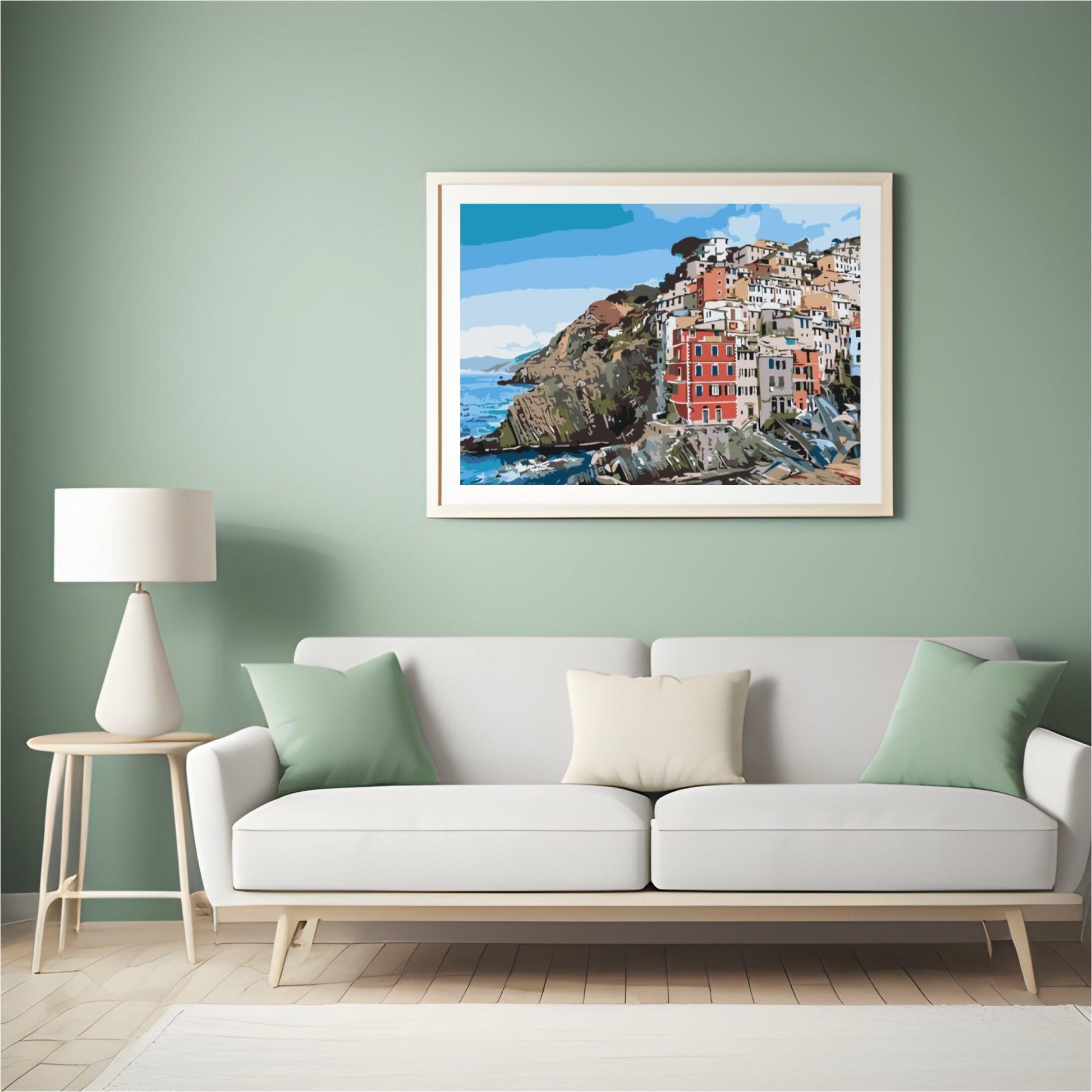 Diamond Painting - Huizen aan de kust - SEOS Shop ®