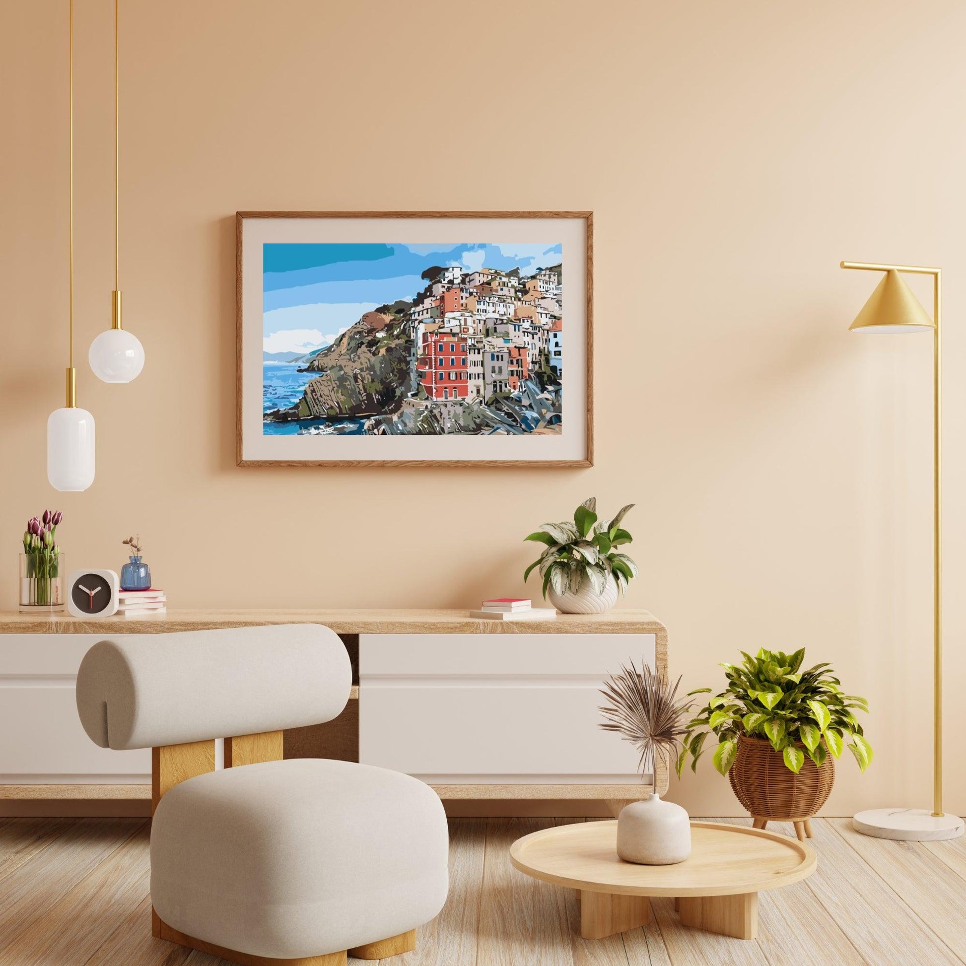 Diamond Painting - Huizen aan de kust - SEOS Shop ®