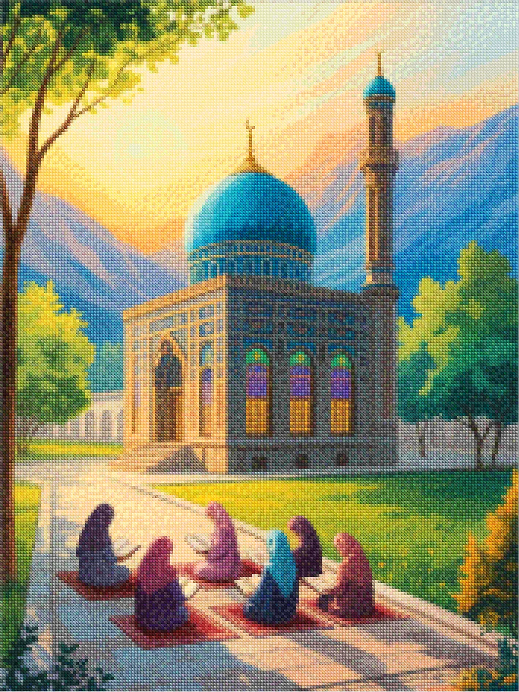 Diamond Painting - Iftar in de Moskee