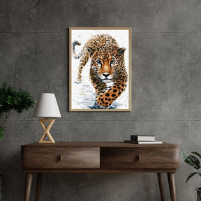 Diamond Painting - Jacht op luipaard - SEOS®