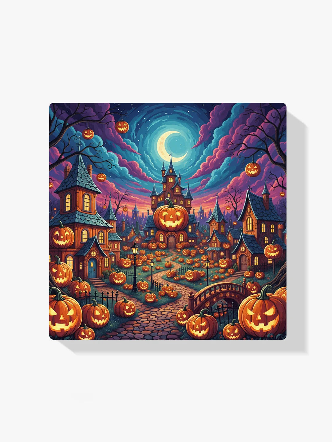 Diamond Painting - Jack-O'-Lantaarn Dorp