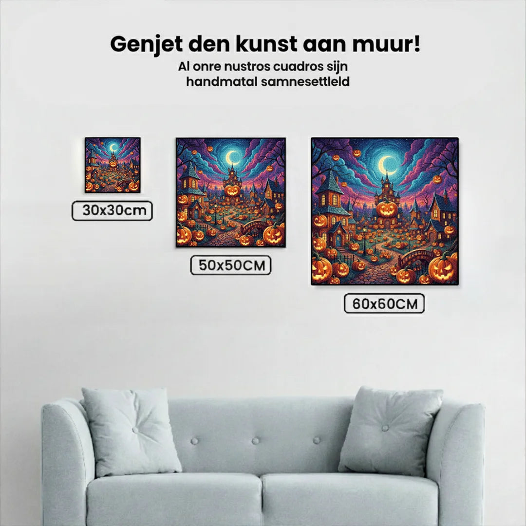 Diamond Painting - Jack-O'-Lantaarn Dorp