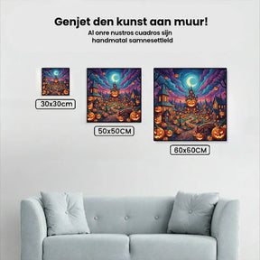 Diamond Painting - Jack-O'-Lantaarn Dorp