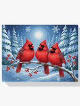 Diamond Painting - Kardinaalvogels op een berijpte tak