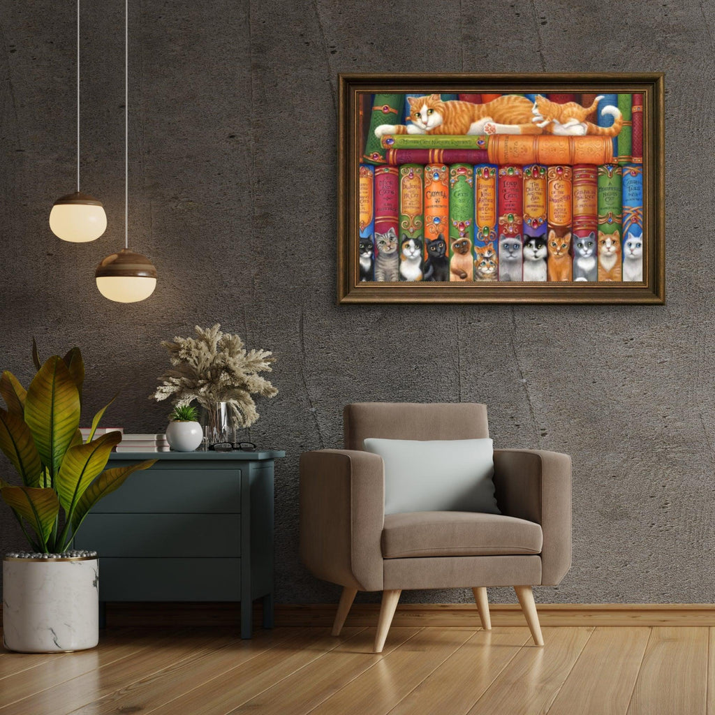 Diamond Painting - Kattenplank