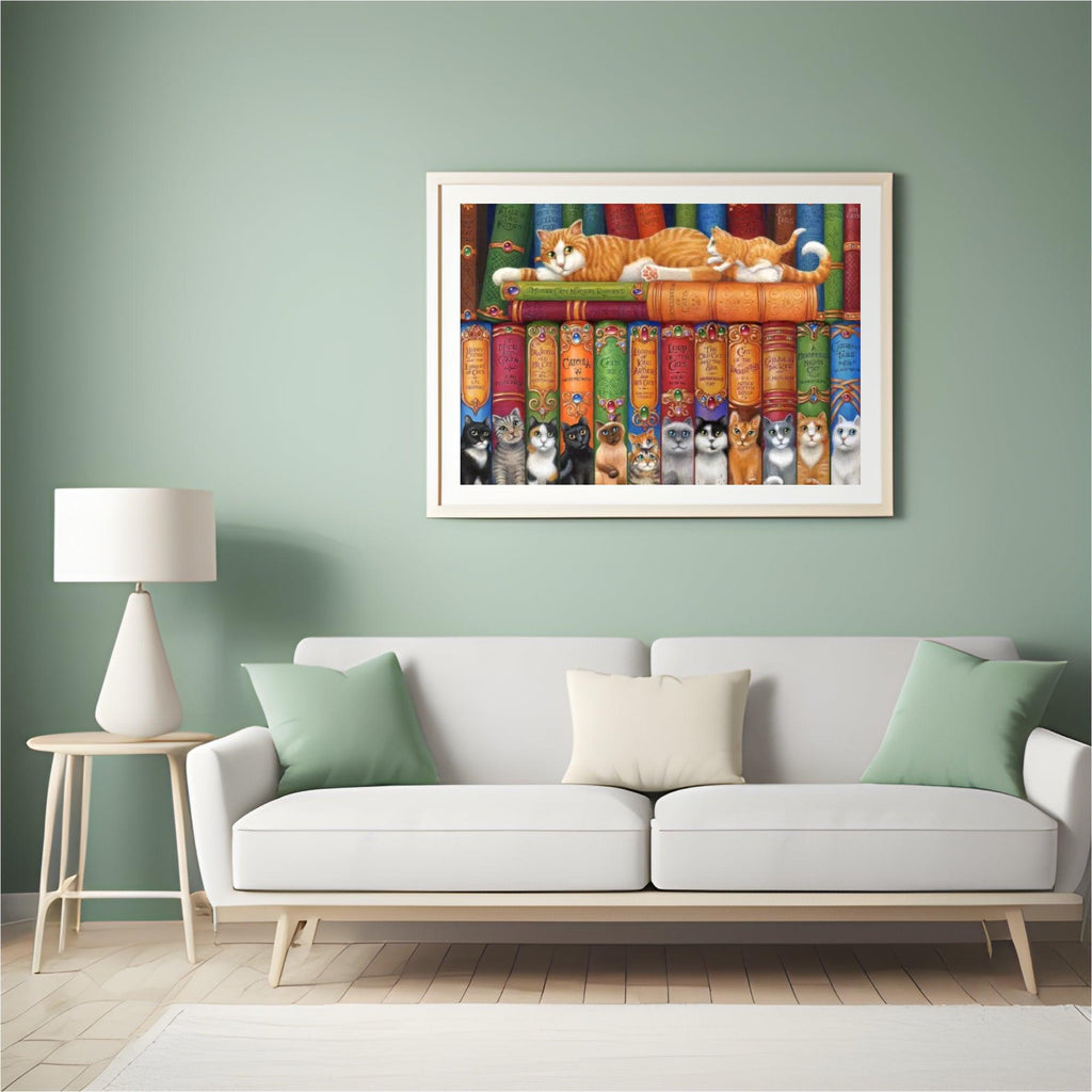 Diamond Painting - Kattenplank