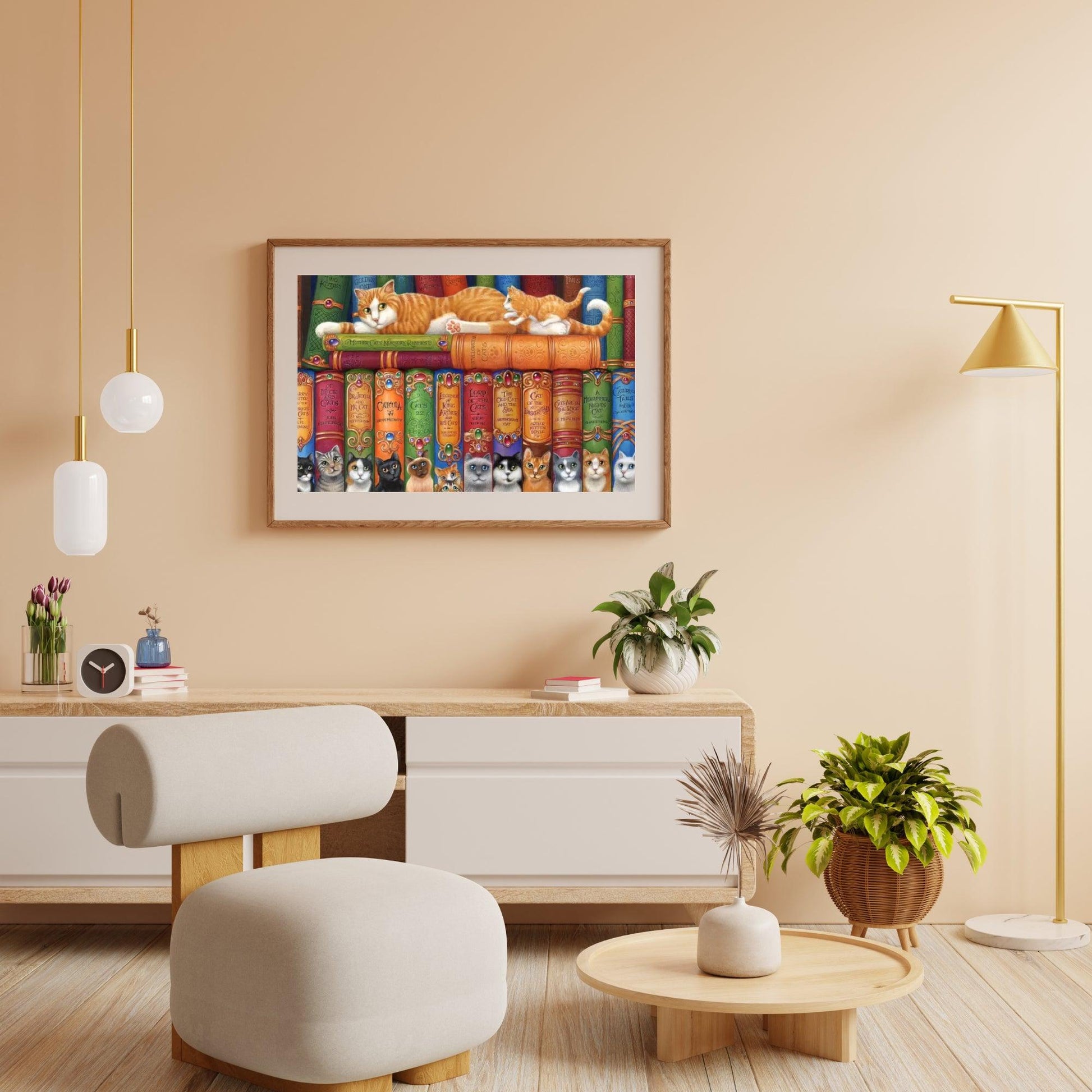 Diamond Painting - Kattenplank