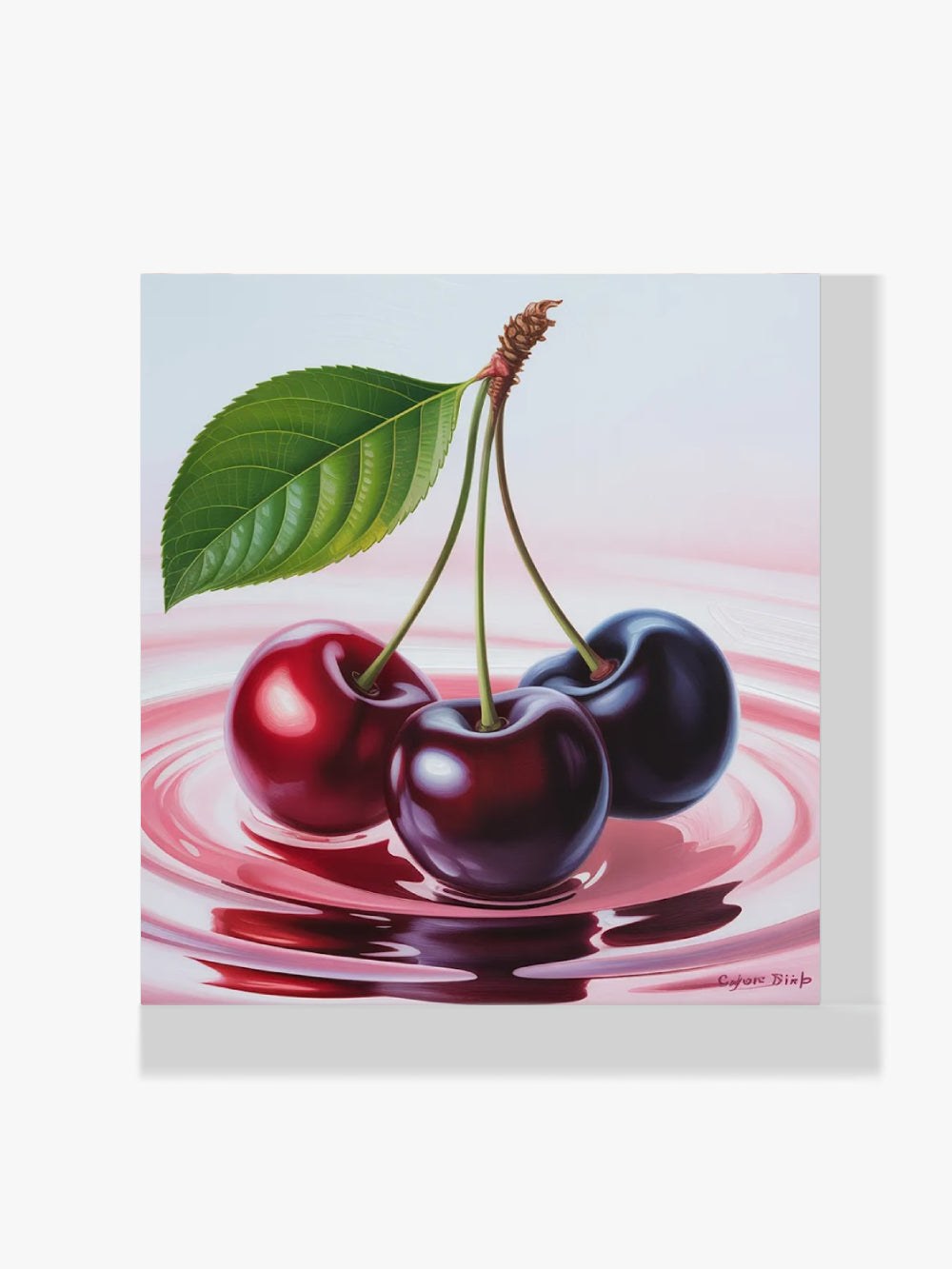 Diamond Painting - Kersen drijven