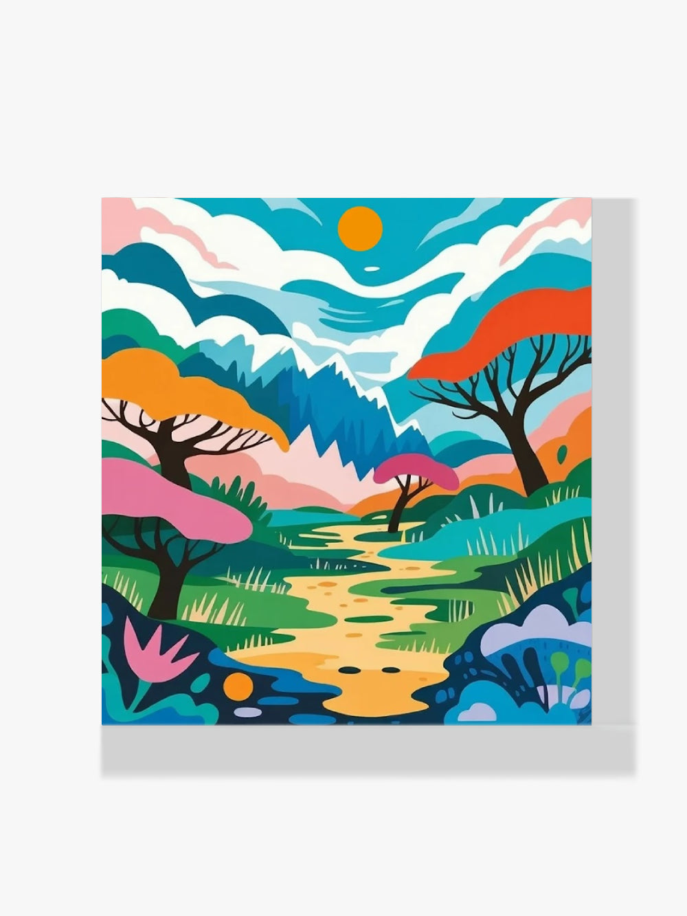 Mini Diamond Painting - Klein struikgewas