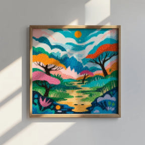 Mini Diamond Painting - Klein struikgewas
