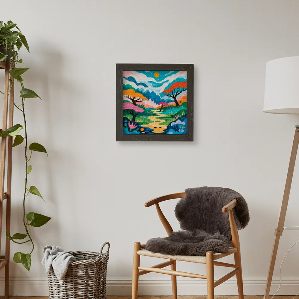 Mini Diamond Painting - Klein struikgewas