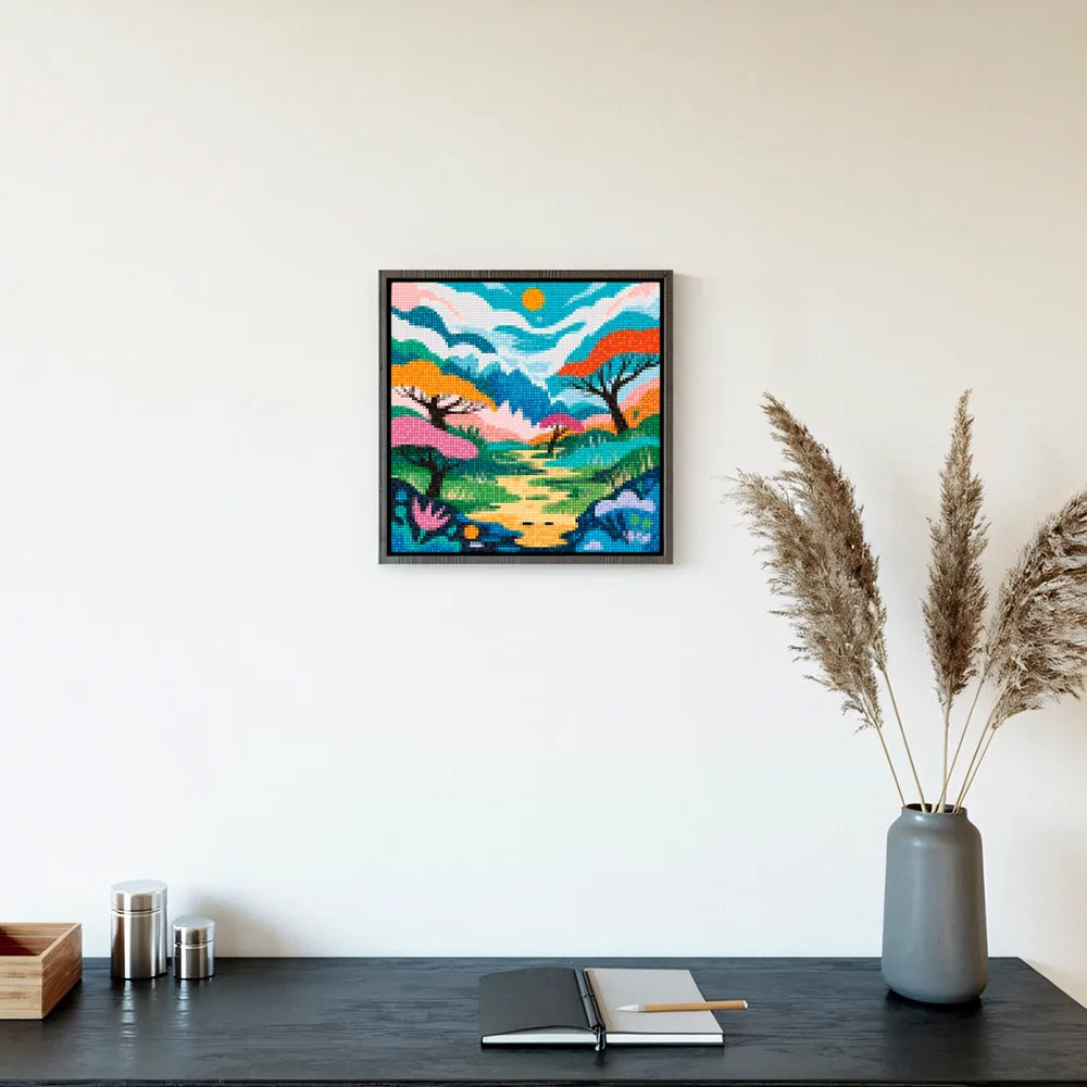 Mini Diamond Painting - Klein struikgewas