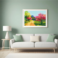 Diamond Painting - Kleurrijk landschap - SEOS Shop ®