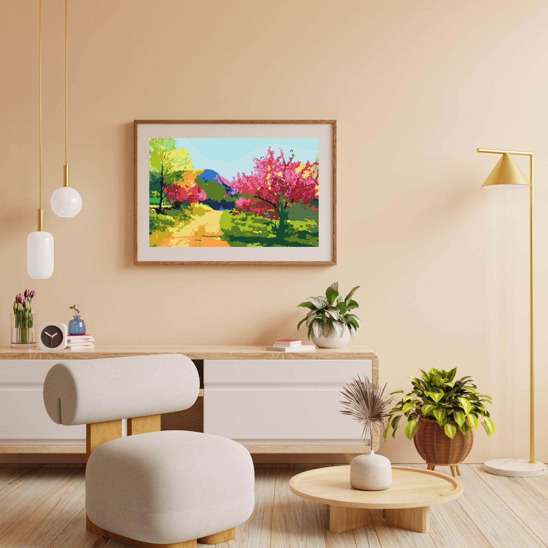 Diamond Painting - Kleurrijk landschap - SEOS Shop ®